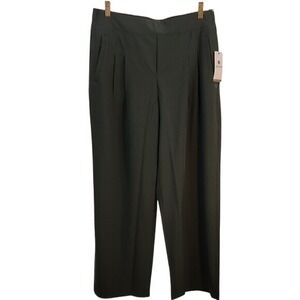 NWT Apana Women's Wide Leg Pants Urban Chic Gray Polyester‎ Spandex Size L